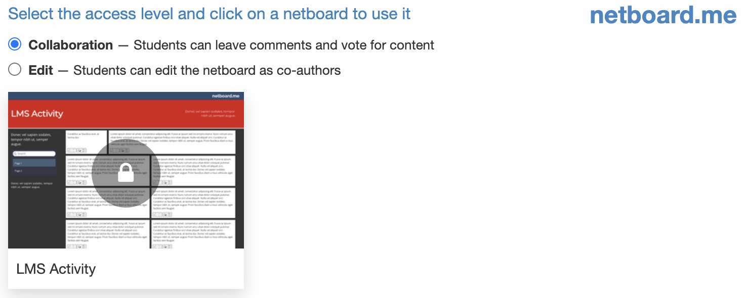 Engaging Educational Pages - Create and Edit with netboard.me