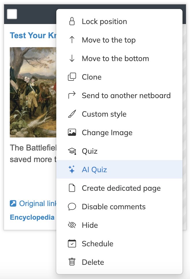 Interactive Learning Pages - Create and Edit with netboard.me